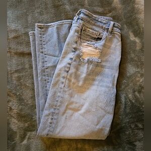 American Eagle Outfitters Light Blue Straight Leg Jeans